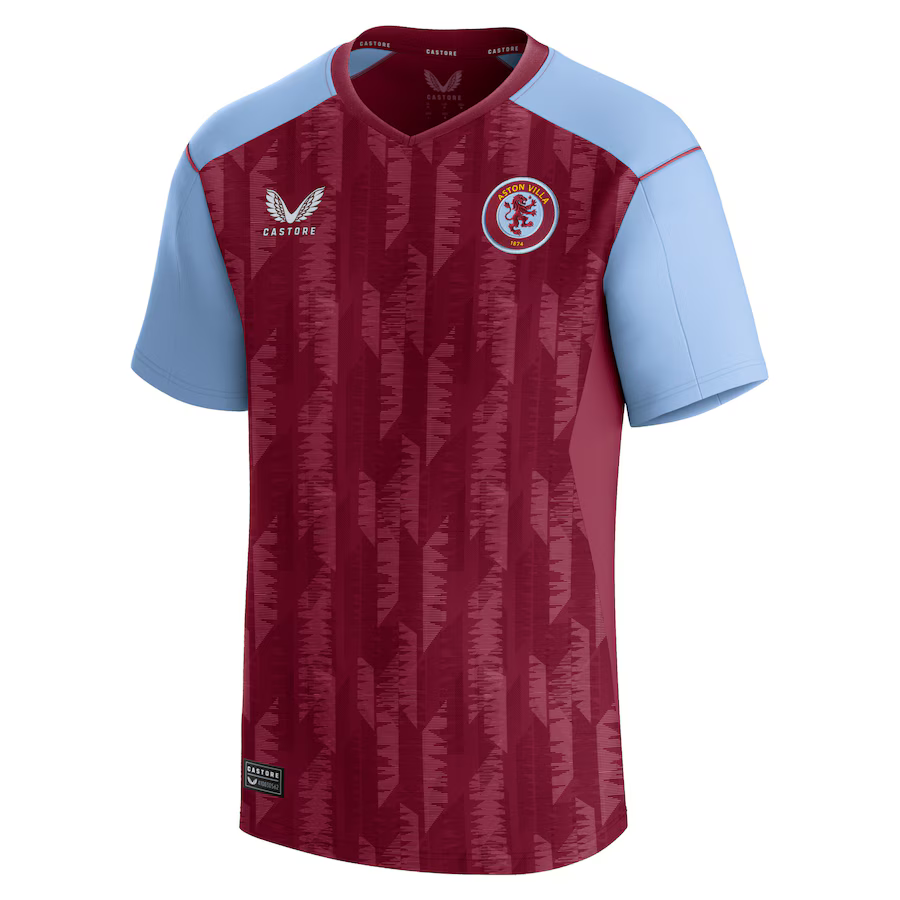aston villa castore home shirt 2023-24 – kids with custom printing Collection | Official Aston Villa Jerseys