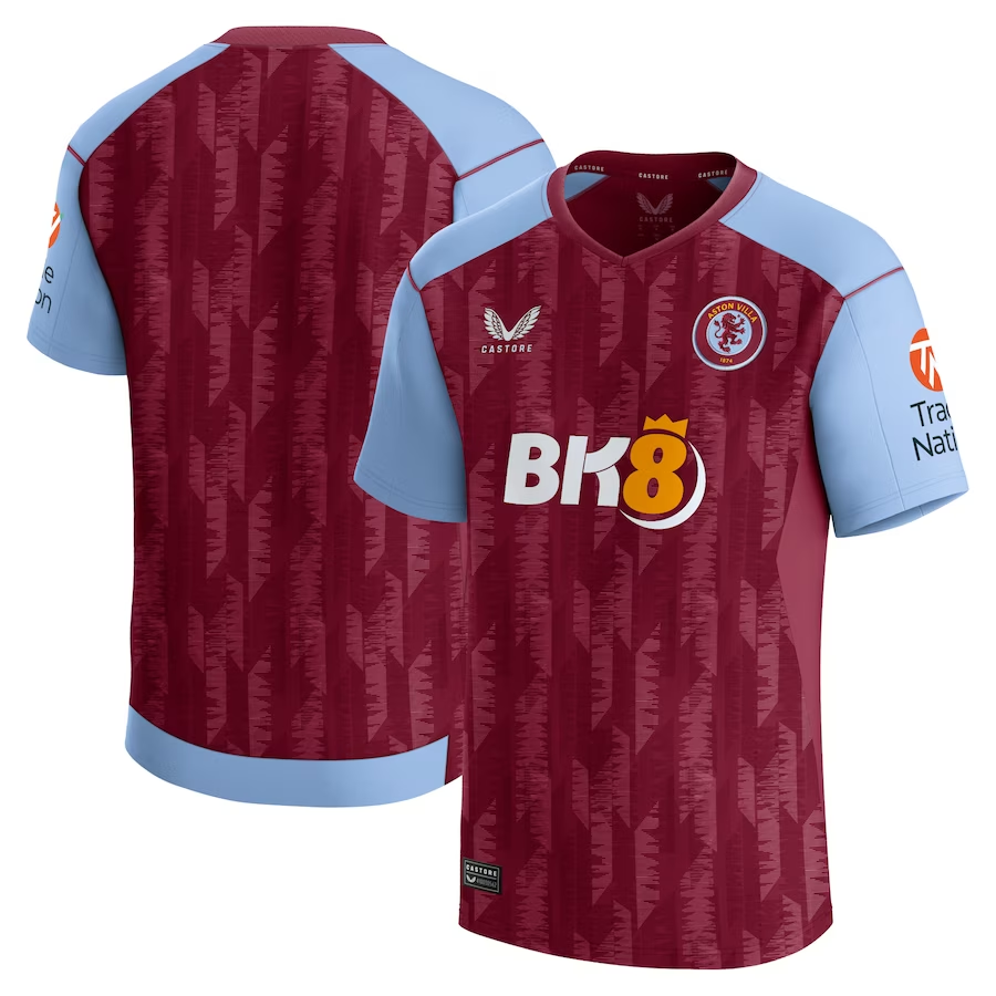 aston villa castore home shirt 2023-24 with custom printing Collection | Official Aston Villa Jerseys