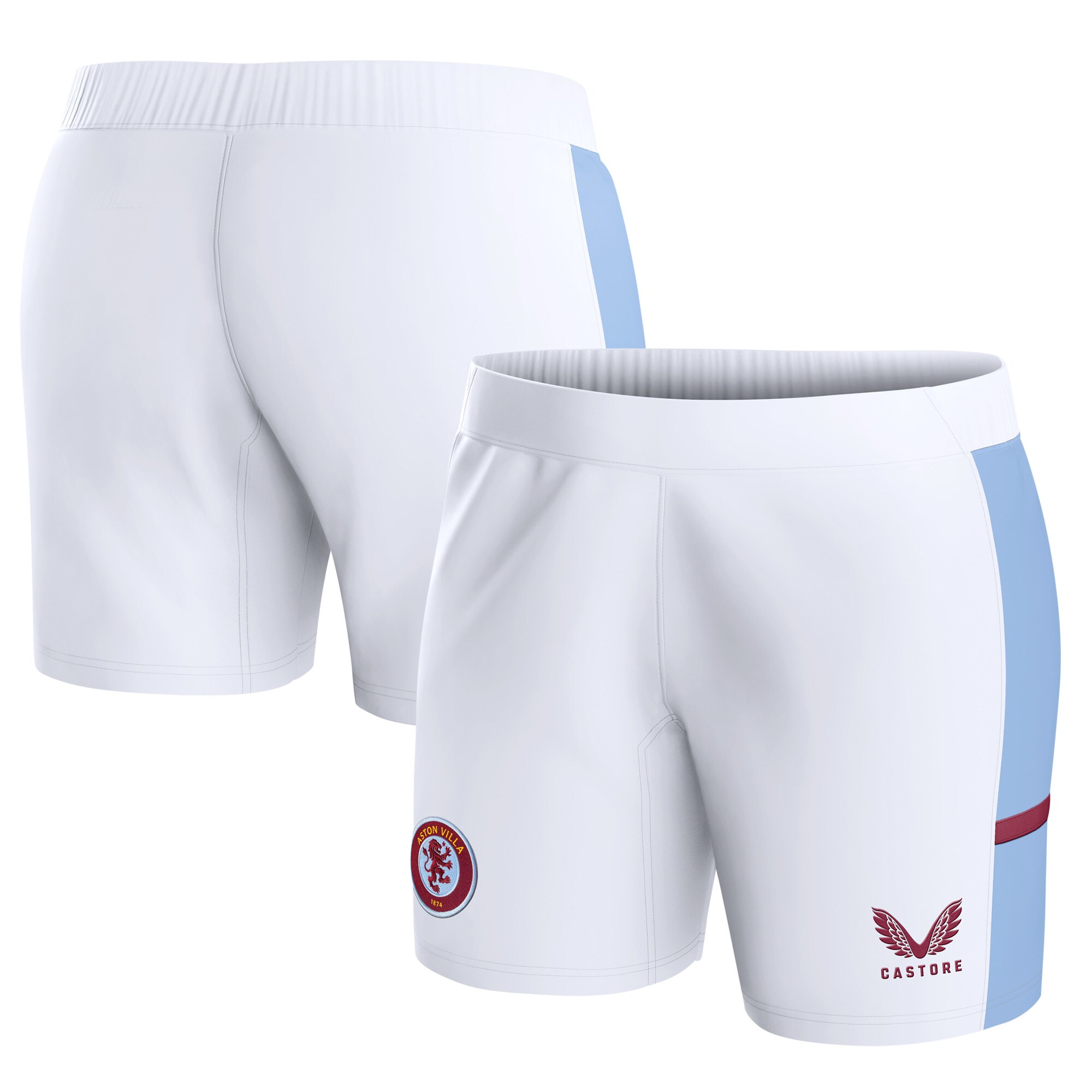 aston villa castore home shorts 2023-24 – womens with custom printing Collection | Official Aston Villa Jerseys