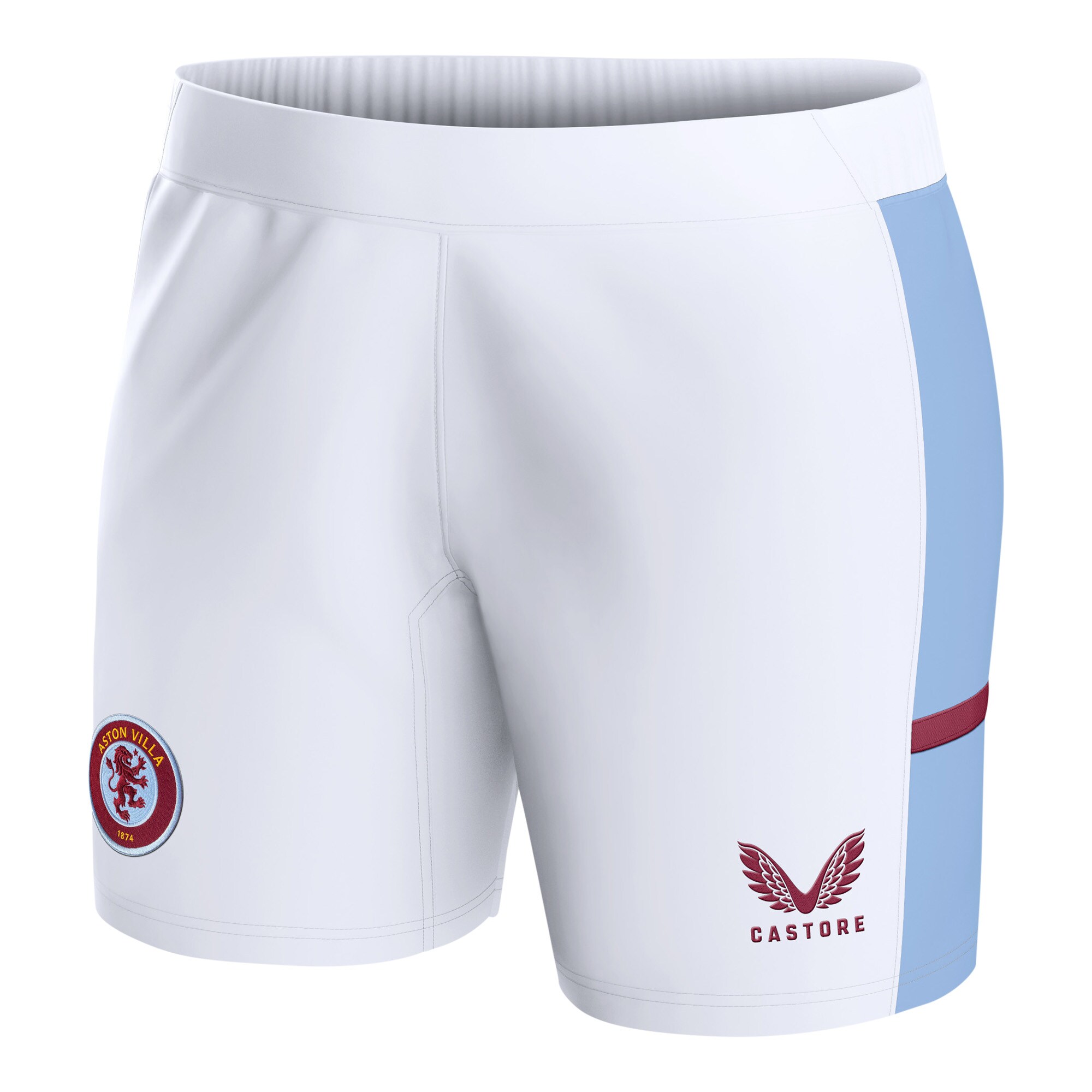 aston villa castore home shorts 2023-24 – womens with custom printing Collection | Official Aston Villa Jerseys