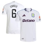 aston villa wsl adidas away authentic shirt 2024-25 with corsie 6 printing Collection | Official Aston Villa Jerseys