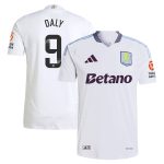 aston villa wsl adidas away authentic shirt 2024-25 with daly 9 printing Collection | Official Aston Villa Jerseys