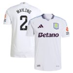 aston villa wsl adidas away authentic shirt 2024-25 with mayling 2 printing Collection | Official Aston Villa Jerseys