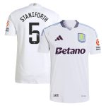aston villa wsl adidas away authentic shirt 2024-25 with staniforth 5 printing Collection | Official Aston Villa Jerseys