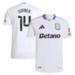 aston villa wsl adidas away authentic shirt 2024-25 with turner 14 printing Collection | Official Aston Villa Jerseys