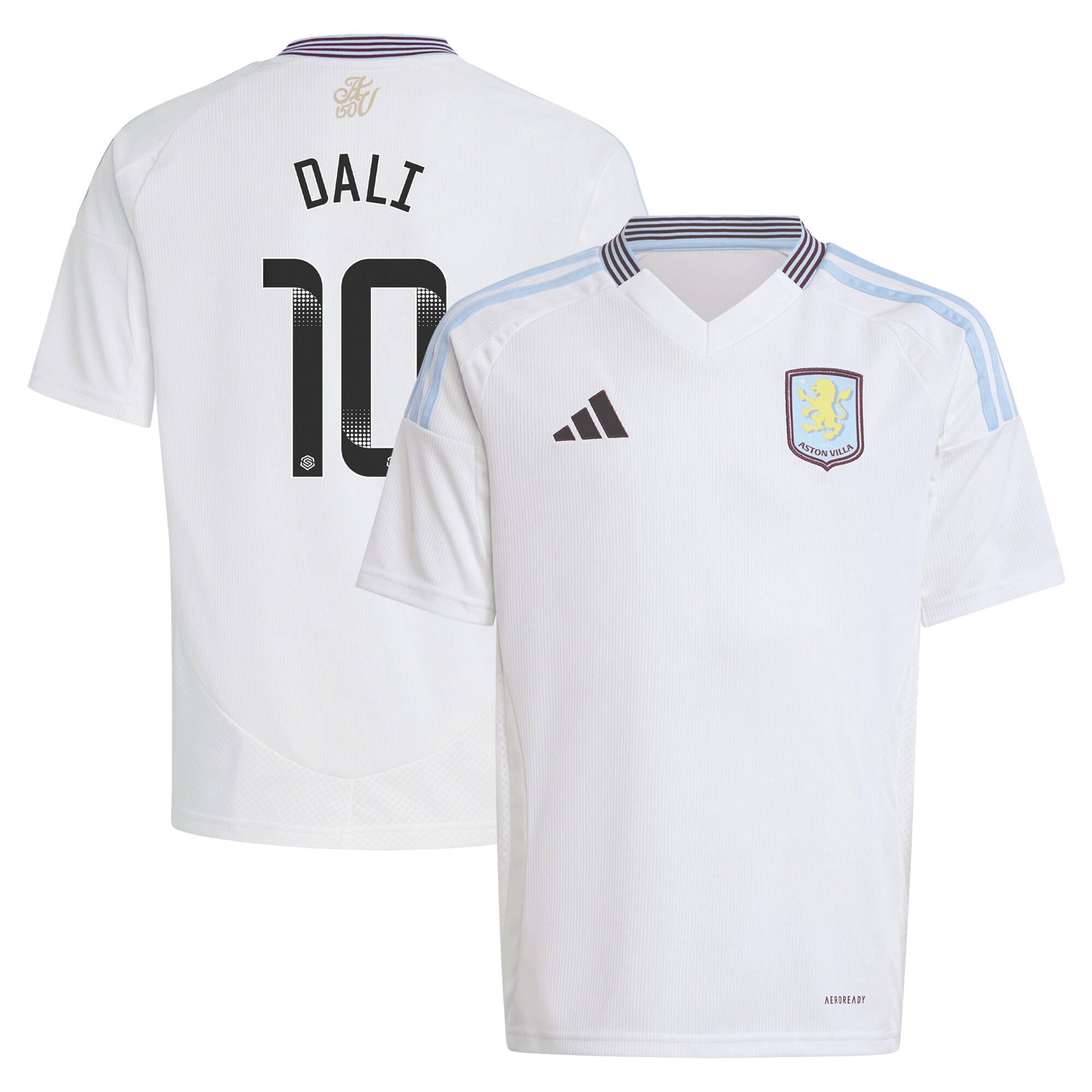 aston villa wsl adidas away shirt 2024-25 – kids with dali 10 printing Collection | Official Aston Villa Jerseys