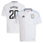aston villa wsl adidas away shirt 2024-25 – kids with hanson 20 printing Collection | Official Aston Villa Jerseys