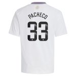 aston villa wsl adidas away shirt 2024-25 – kids with pacheco 33 printing Collection | Official Aston Villa Jerseys