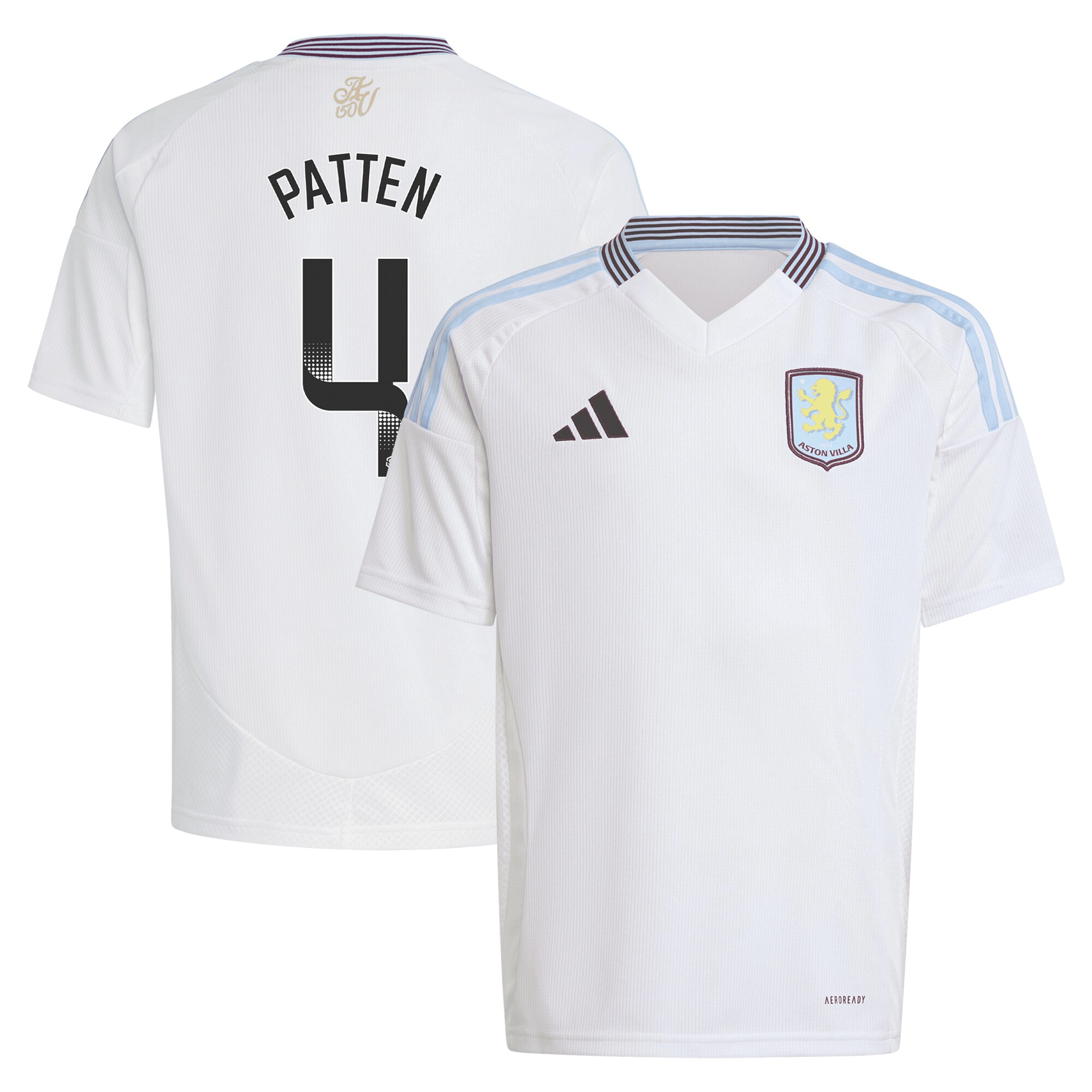 aston villa wsl adidas away shirt 2024-25 – kids with patten 4 printing Collection | Official Aston Villa Jerseys