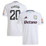 aston villa wsl adidas away shirt 2024-25 with hanson 20 printing Collection | Official Aston Villa Jerseys