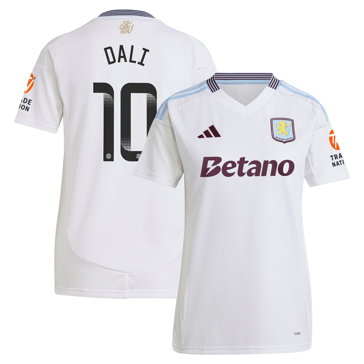 aston villa wsl adidas away shirt 2024-25 – womens with dali 10 printing Collection | Official Aston Villa Jerseys