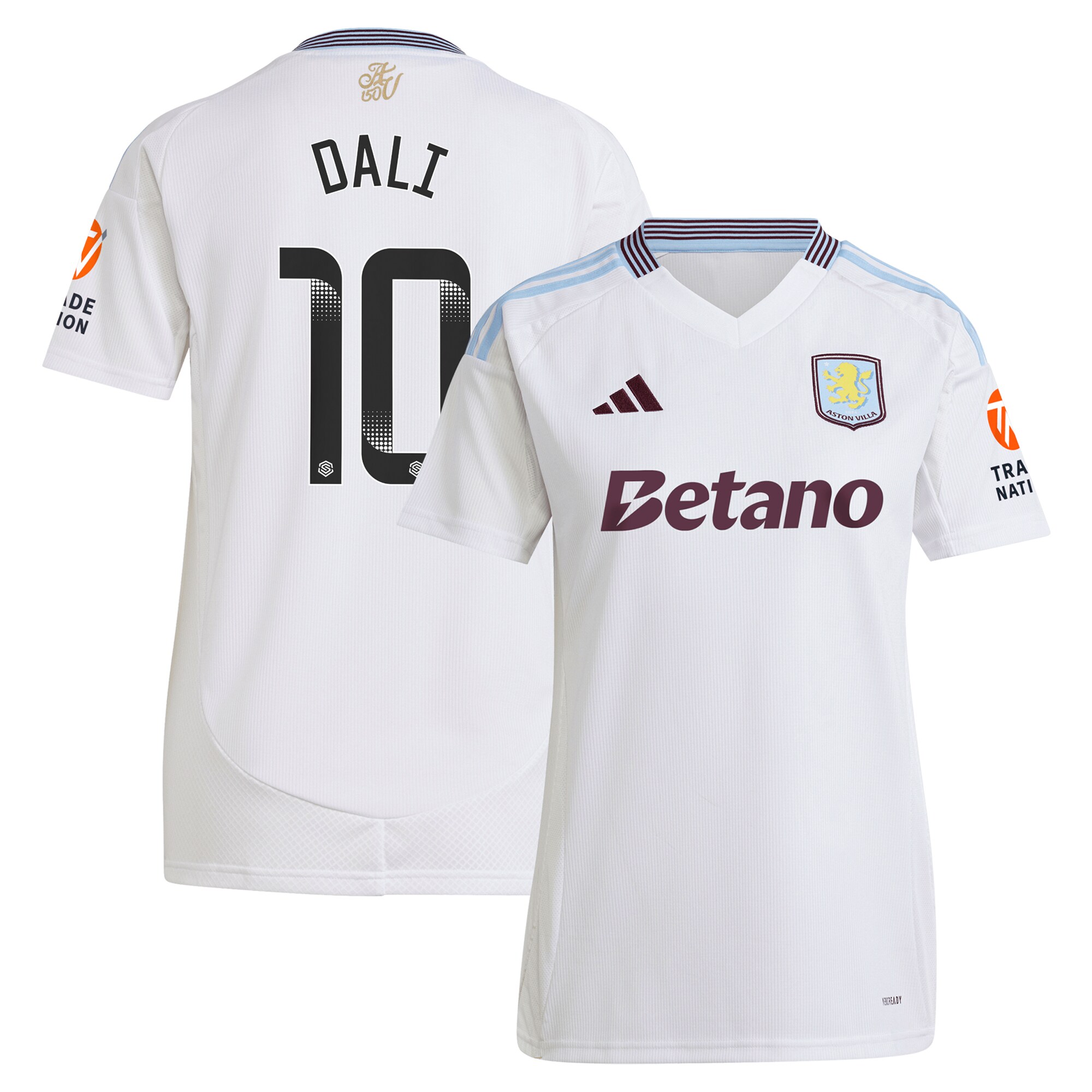 aston villa wsl adidas away shirt 2024-25 – womens with dali 10 printing Collection | Official Aston Villa Jerseys