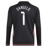 aston villa wsl adidas goalkeeper shirt 2024-25 – long sleeve – kids with d8217angelo 1 printing Collection | Official Aston Villa Jerseys