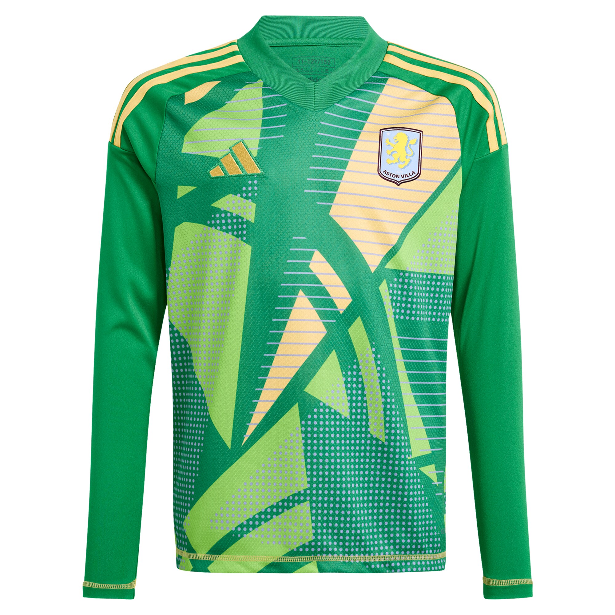 aston villa wsl adidas goalkeeper shirt 2024-25 – long sleeve – kids with dangelo 1 printing – 202712206-01 Collection | Official Aston Villa Jerseys