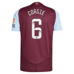 aston villa wsl adidas home authentic shirt 2024-25 with corsie 6 printing Collection | Official Aston Villa Jerseys