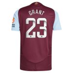 aston villa wsl adidas home authentic shirt 2024-25 with grant 23 printing Collection | Official Aston Villa Jerseys