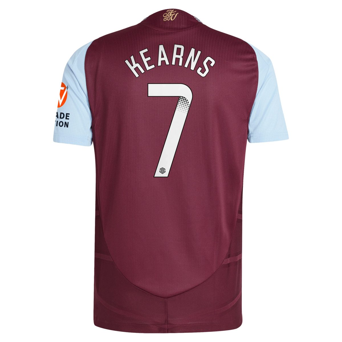 aston villa wsl adidas home authentic shirt 2024-25 with kearns 7 printing Collection | Official Aston Villa Jerseys