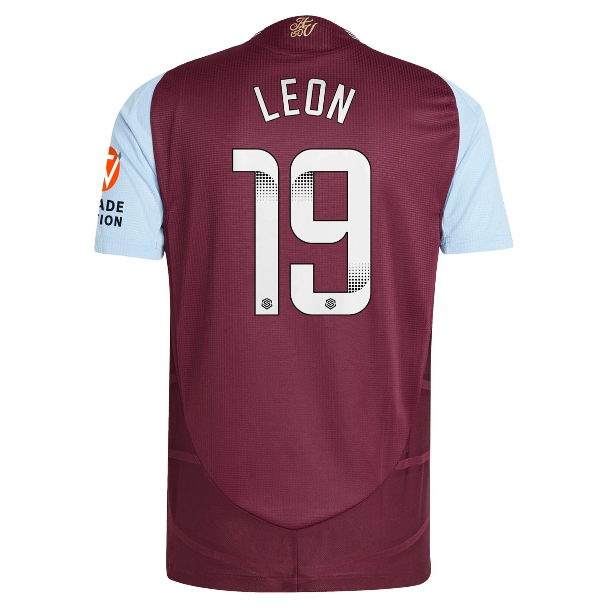 aston villa wsl adidas home authentic shirt 2024-25 with leon 19 printing Collection | Official Aston Villa Jerseys