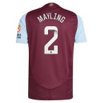 aston villa wsl adidas home authentic shirt 2024-25 with mayling 2 printing Collection | Official Aston Villa Jerseys