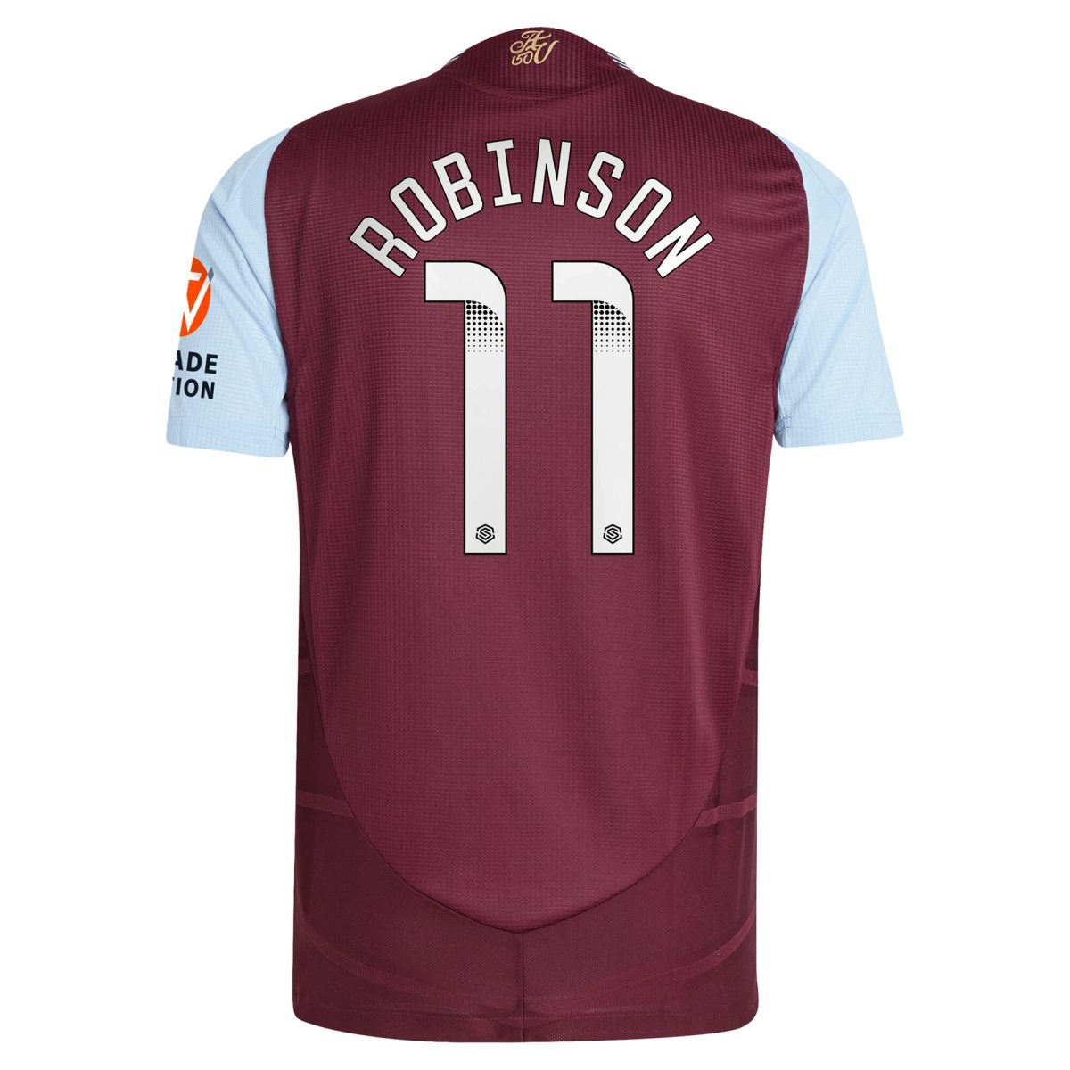 aston villa wsl adidas home authentic shirt 2024-25 with robinson 11 printing Collection | Official Aston Villa Jerseys
