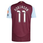 aston villa wsl adidas home authentic shirt 2024-25 with robinson 11 printing Collection | Official Aston Villa Jerseys