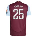 aston villa wsl adidas home authentic shirt 2024-25 with taylor 25 printing Collection | Official Aston Villa Jerseys