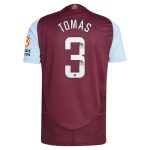 aston villa wsl adidas home authentic shirt 2024-25 with tomás 3 printing Collection | Official Aston Villa Jerseys