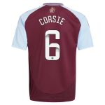 aston villa wsl adidas home shirt 2024-25 – kids with corsie 6 printing Collection | Official Aston Villa Jerseys