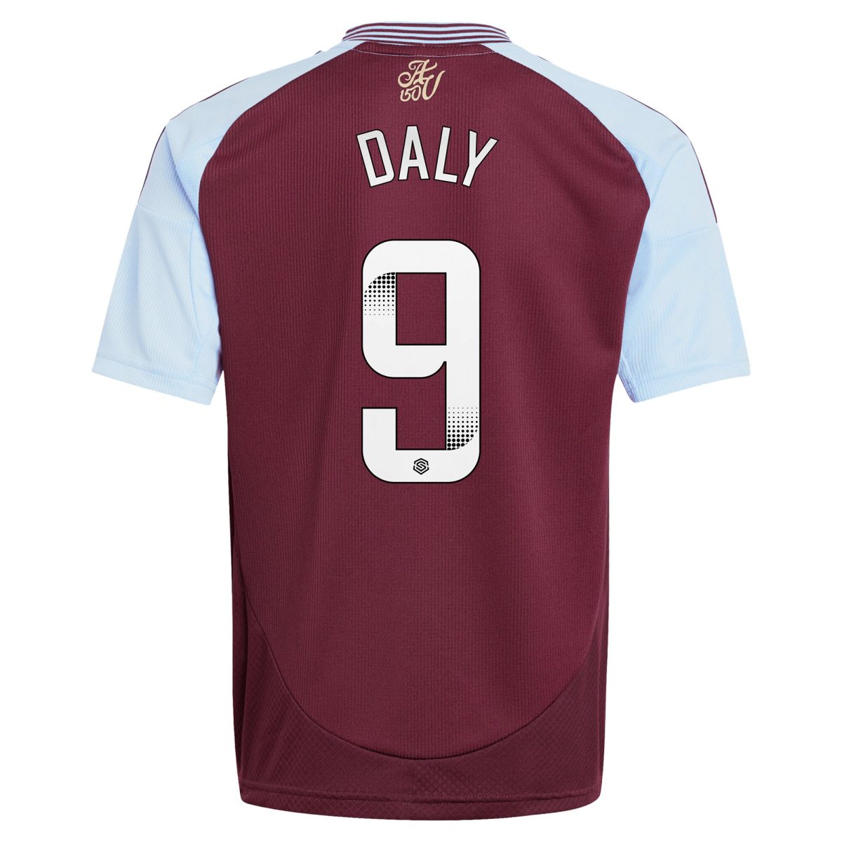 aston villa wsl adidas home shirt 2024-25 – kids with daly 9 printing Collection | Official Aston Villa Jerseys