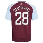 aston villa wsl adidas home shirt 2024-25 – kids with gabi nunes 28 printing Collection | Official Aston Villa Jerseys