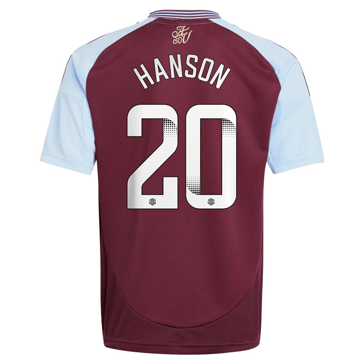 aston villa wsl adidas home shirt 2024-25 – kids with hanson 20 printing Collection | Official Aston Villa Jerseys