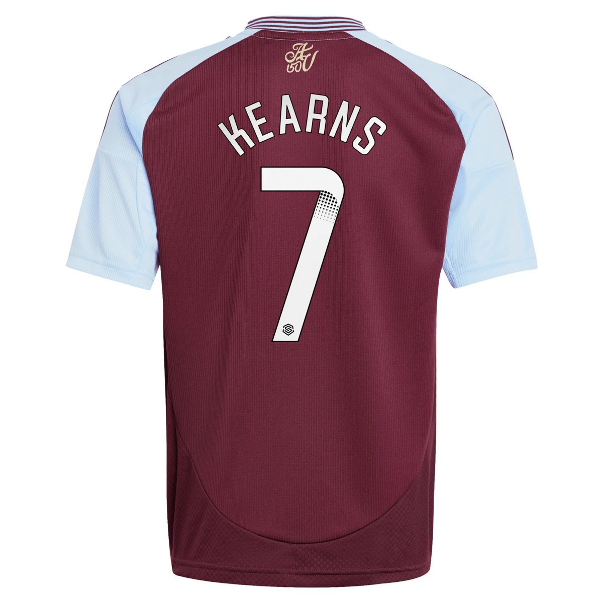 aston villa wsl adidas home shirt 2024-25 – kids with kearns 7 printing Collection | Official Aston Villa Jerseys