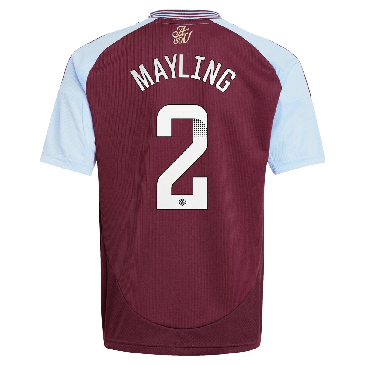 aston villa wsl adidas home shirt 2024-25 – kids with mayling 2 printing Collection | Official Aston Villa Jerseys