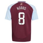 aston villa wsl adidas home shirt 2024-25 – kids with nobbs 8 printing Collection | Official Aston Villa Jerseys