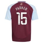 aston villa wsl adidas home shirt 2024-25 – kids with parker 15 printing Collection | Official Aston Villa Jerseys