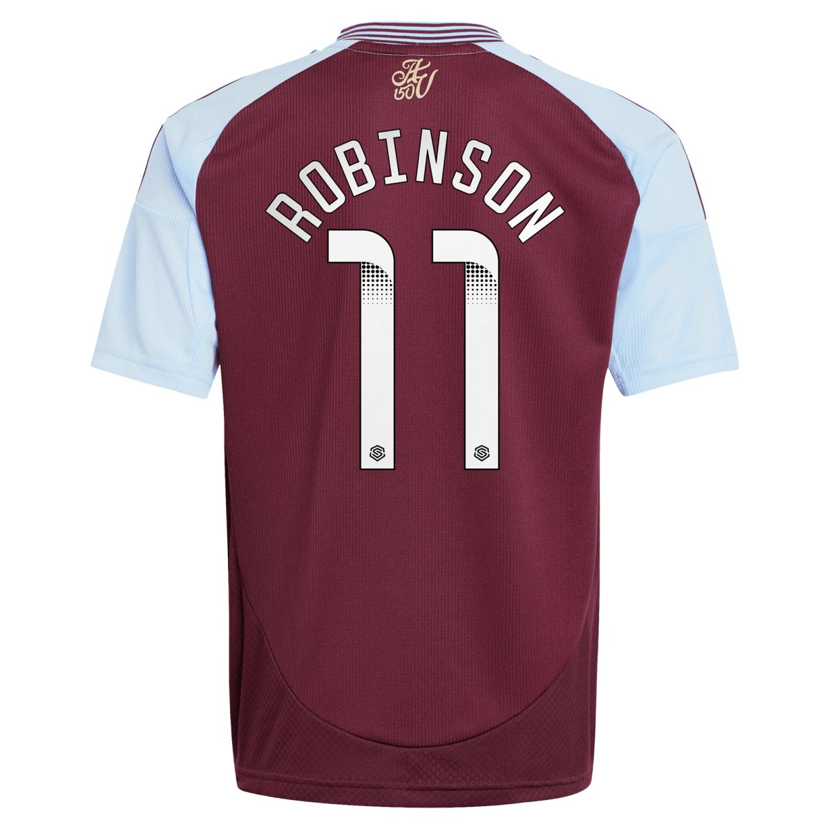 aston villa wsl adidas home shirt 2024-25 – kids with robinson 11 printing Collection | Official Aston Villa Jerseys