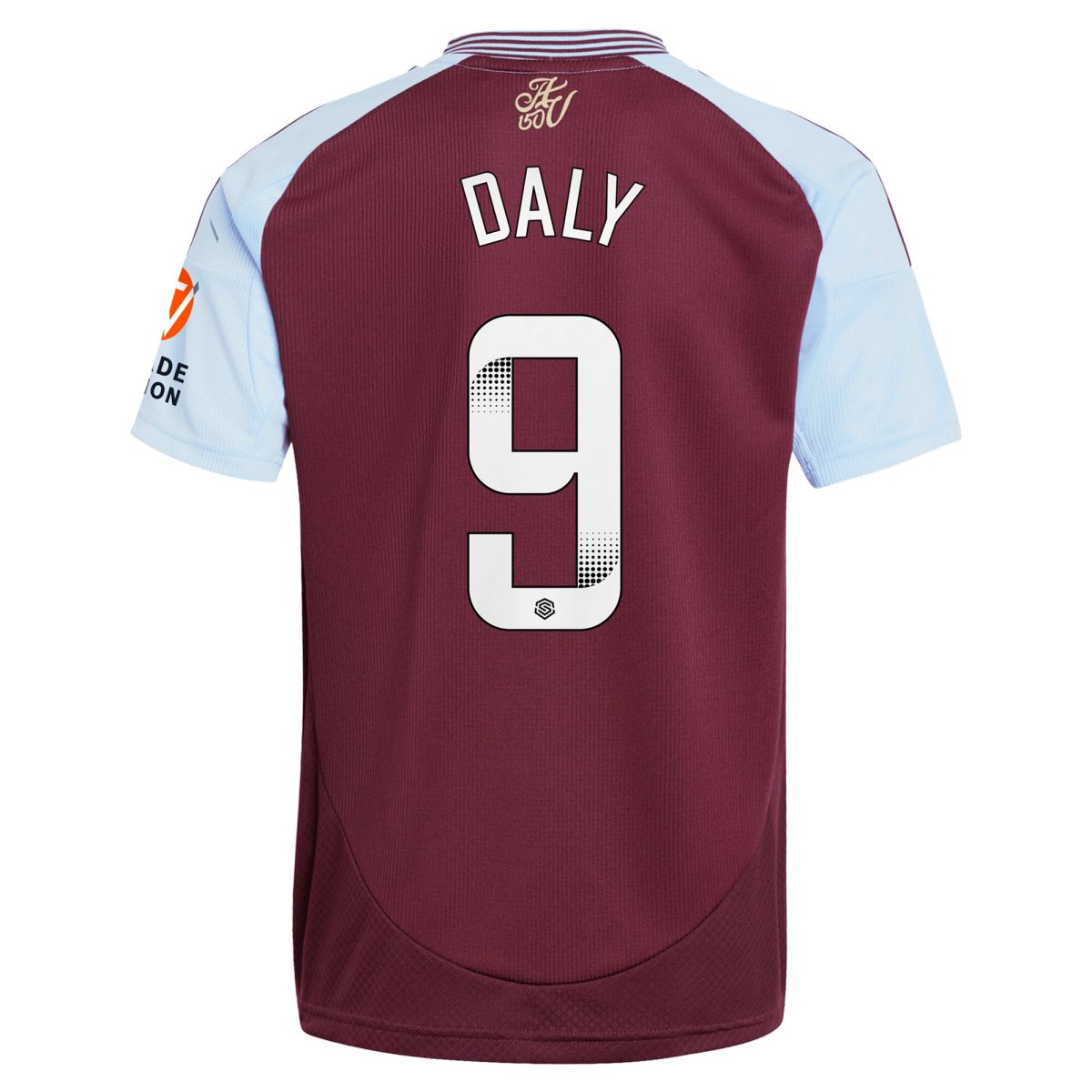 aston villa wsl adidas home shirt 2024-25 with daly 9 printing Collection | Official Aston Villa Jerseys