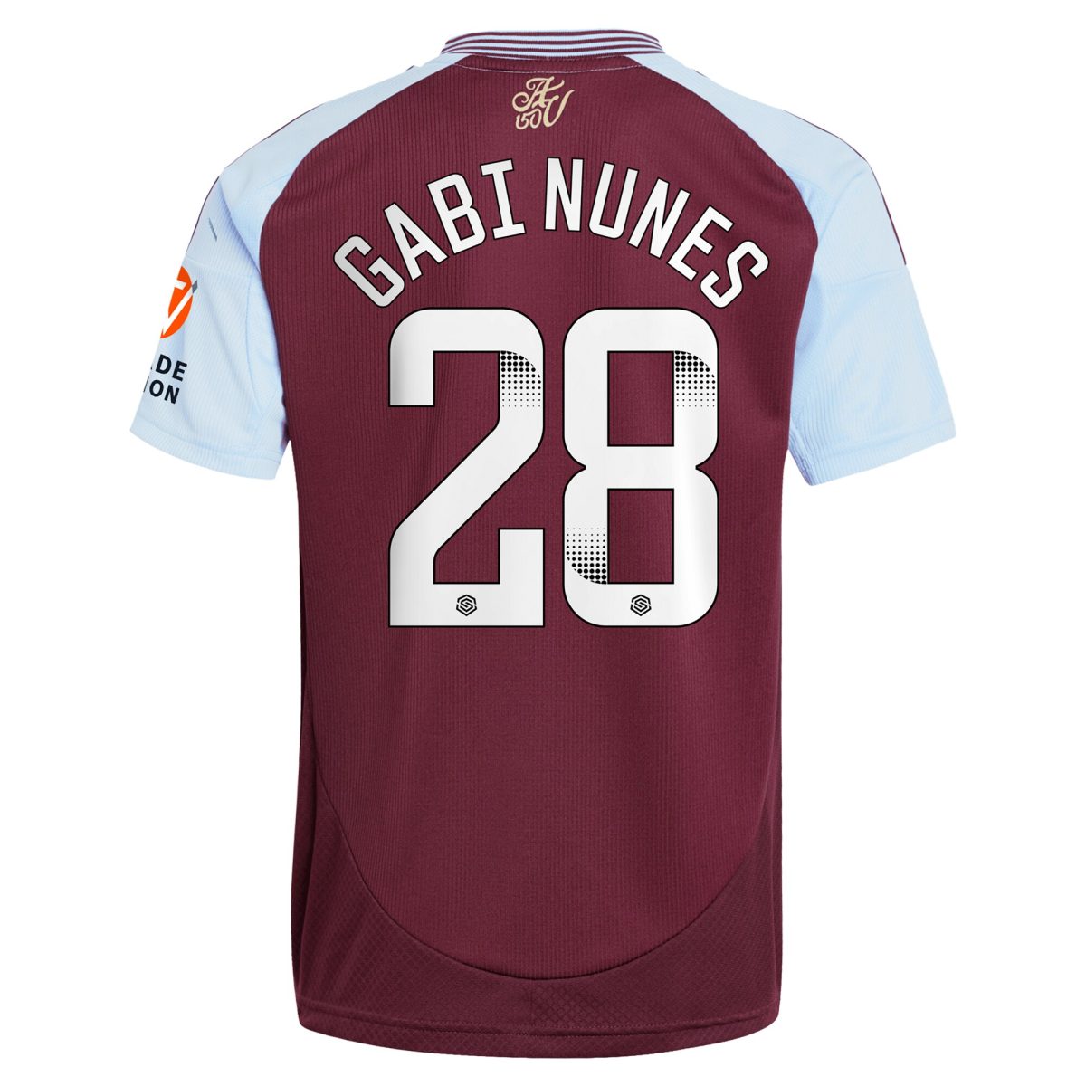aston villa wsl adidas home shirt 2024-25 with gabi nunes 28 printing Collection | Official Aston Villa Jerseys