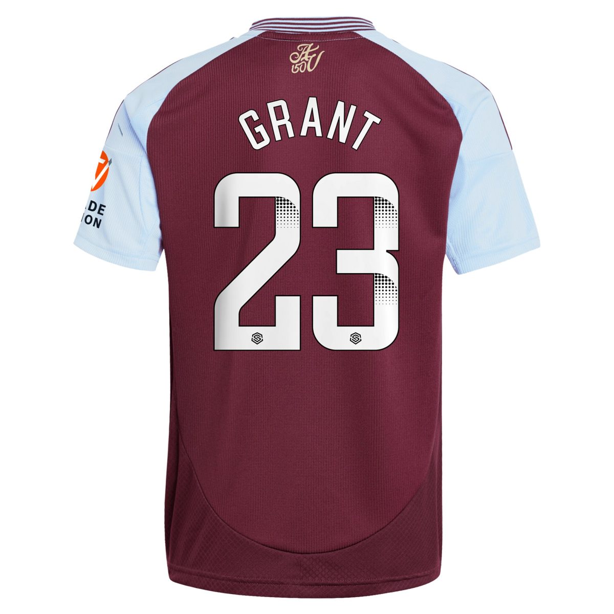 aston villa wsl adidas home shirt 2024-25 with grant 23 printing Collection | Official Aston Villa Jerseys