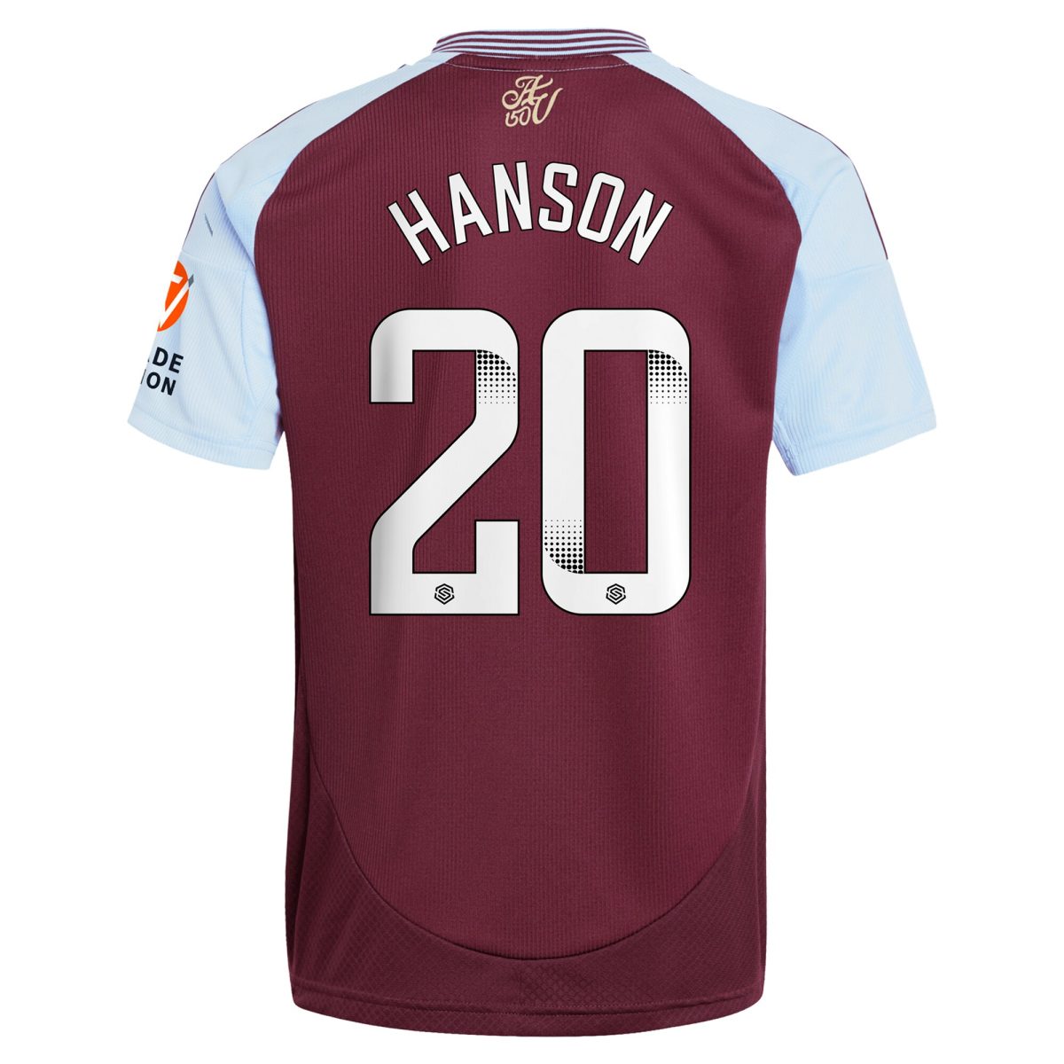 aston villa wsl adidas home shirt 2024-25 with hanson 20 printing Collection | Official Aston Villa Jerseys