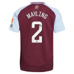aston villa wsl adidas home shirt 2024-25 with mayling 2 printing Collection | Official Aston Villa Jerseys