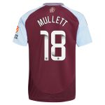 aston villa wsl adidas home shirt 2024-25 with mullett 18 printing Collection | Official Aston Villa Jerseys