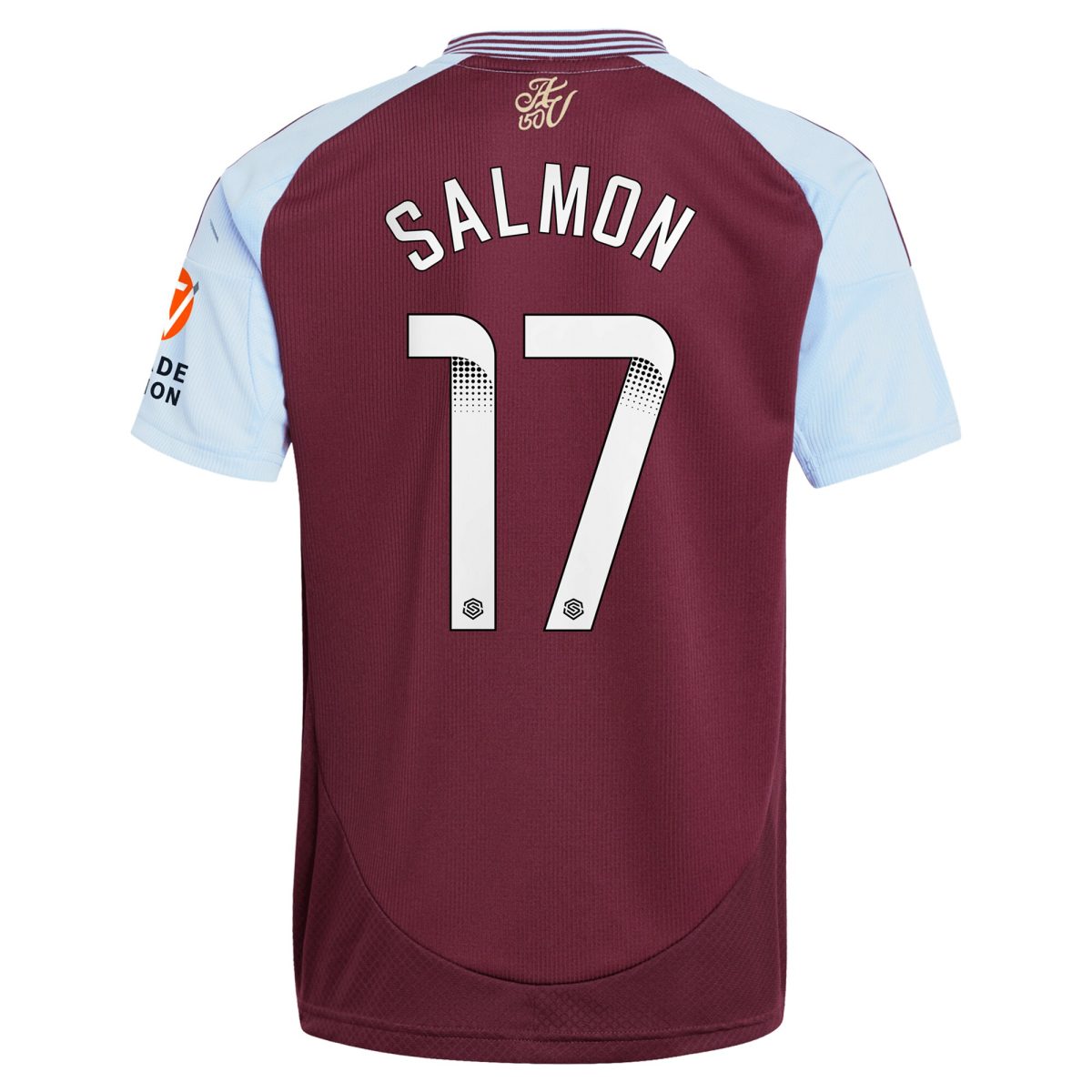 aston villa wsl adidas home shirt 2024-25 with salmon 17 printing Collection | Official Aston Villa Jerseys