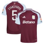 aston villa wsl adidas home shirt 2024-25 with staniforth 5 printing Collection | Official Aston Villa Jerseys