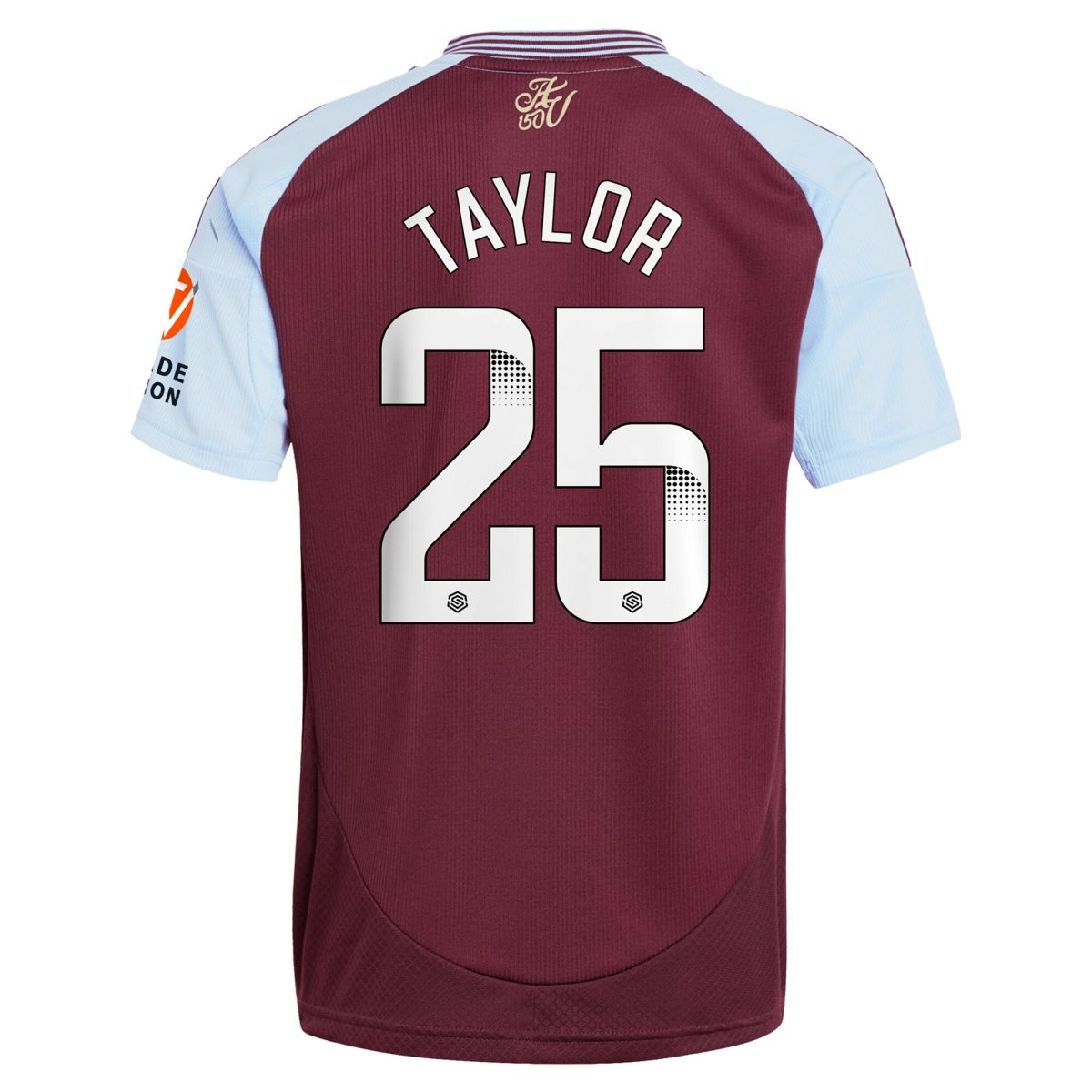 aston villa wsl adidas home shirt 2024-25 with taylor 25 printing Collection | Official Aston Villa Jerseys