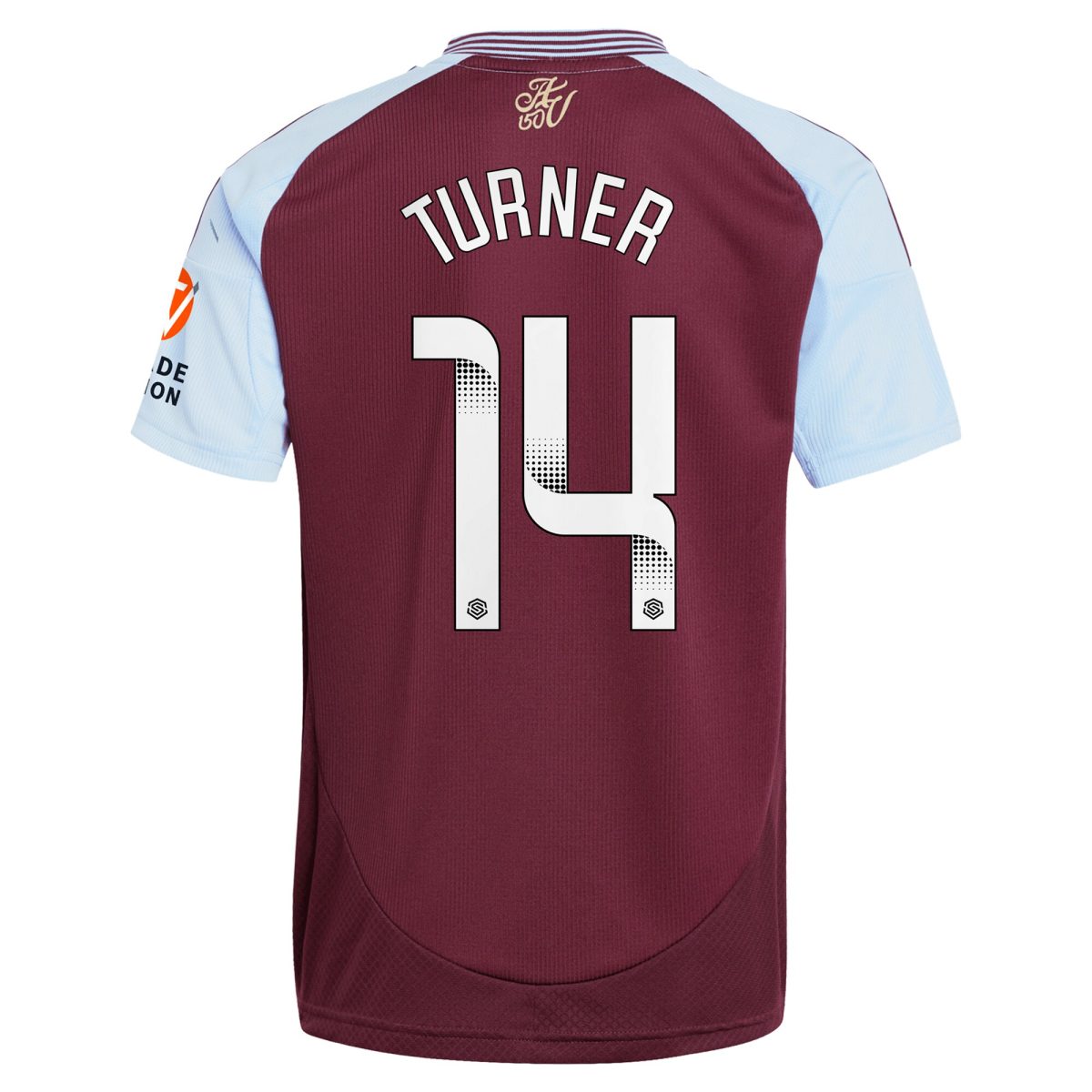 aston villa wsl adidas home shirt 2024-25 with turner 14 printing Collection | Official Aston Villa Jerseys