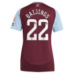 aston villa wsl adidas home shirt 2024-25 – womens with baijings 22 printing Collection | Official Aston Villa Jerseys