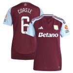 aston villa wsl adidas home shirt 2024-25 – womens with corsie 6 printing Collection | Official Aston Villa Jerseys