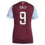 aston villa wsl adidas home shirt 2024-25 – womens with daly 9 printing Collection | Official Aston Villa Jerseys
