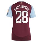 aston villa wsl adidas home shirt 2024-25 – womens with gabi nunes 28 printing Collection | Official Aston Villa Jerseys